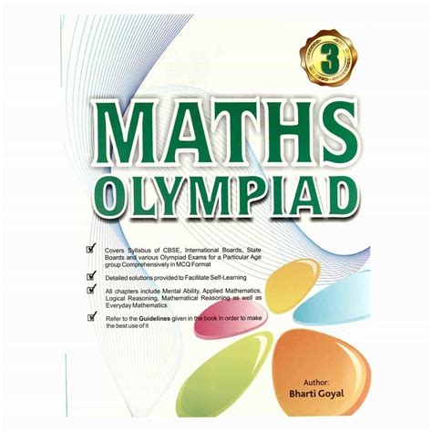 Mathematics Olympiad Books For Class 3 Olympiad Preparation Books