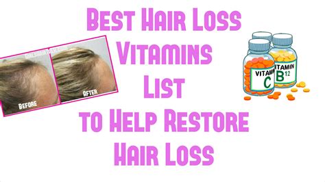 In particular, a vitamin a deficiency can result in. Vitamins Hair Loss, List Of Vitamins To Regrow Hair Fast ...