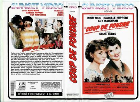 Coup De Foudre 1983 Director Diane Kurys VHS Masouza France