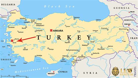 Turkey map is provided by google maps. Travel to the Ancient City of Izmir, Turkey | LeoSystem.travel