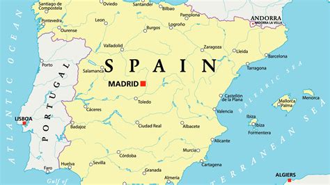 Mapa De Espana Y Portugal Images And Photos Finder