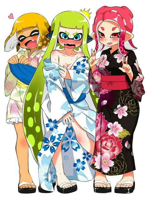 New Years Day With Agents Four Three And Eight Splatoon Splatoon
