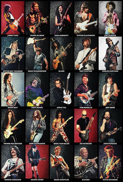 Ultimate Guitar World Rock Band Posters Heavy Metal Music Rock N