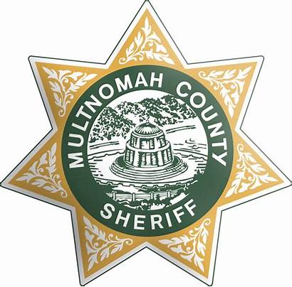 Sheriff Multnomah County Star Office Shaded Deputy