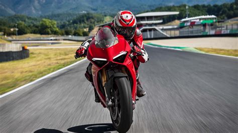 Desktop Wallpaper Ducati Panigale V4 S 2018 Bike Rider 4k Hd Image