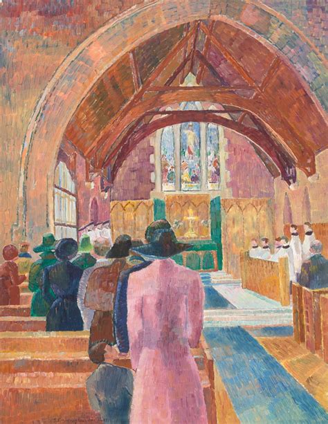 Church Interior C1941 42 Inscr 1937