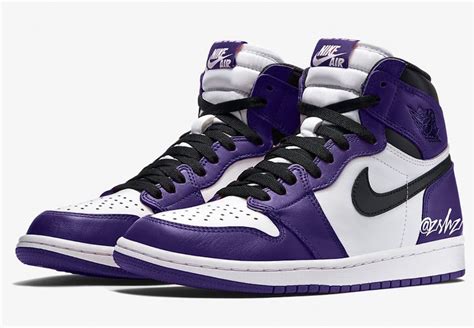 Air Jordan 1 Court Purple 2020 555088 500 Release Info Sneakerfiles