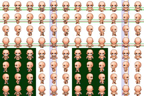 Rpg Maker Mv Character Sprite Template