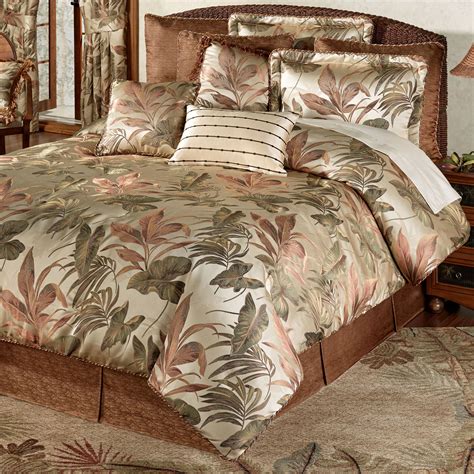 Bedding sets & duvet covers └ bedding └ home, furniture & diy all categories antiques art baby books, comics & magazines business, office & industrial cameras & photography cars, motorcycles & vehicles clothes, shoes & accessories coins collectables computers/tablets & networking crafts. Bali Palm Tropical Comforter Bedding by Croscill
