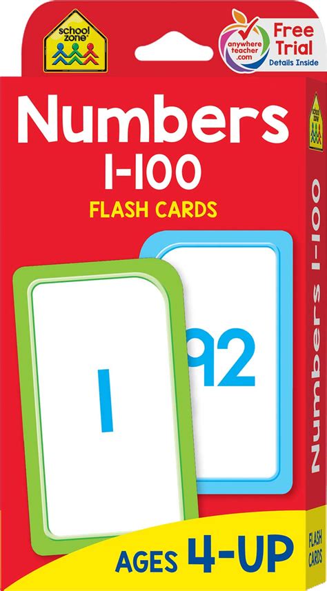 Numbers Flash Cards 1 100 Fun Stuff Toys