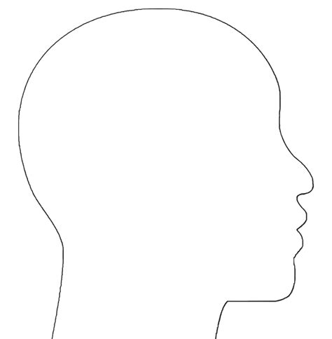 Download Outline Head Profile Royalty Free Stock Illustration Image