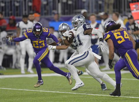 Vikings vs Cowboys Fantasy Football Worksheet, Week 10 ...