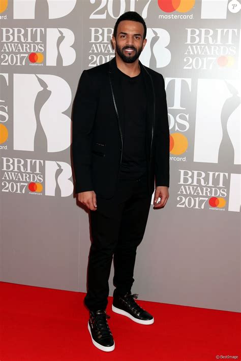 Craig David Aux Brit Awards 2017 à Londres Le 22 Février 2017