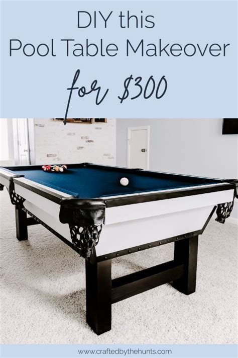 For a slate pool table surface, it usually comes with a backing made of mdf that slides on top of the subframe. DIY Pool Table Makeover - Crafted by the Hunts DIY and ...