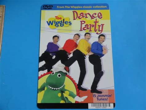 The Wiggles Dance Party Blockbuster Backer Card 5x8 No Movie
