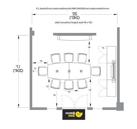 Meeting Room Conference Room Interior Furniture Cad Layout Plan