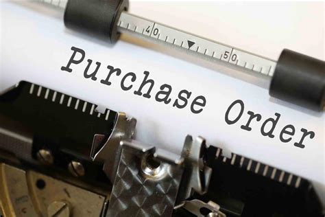 Purchase Order - Free of Charge Creative Commons Typewriter image