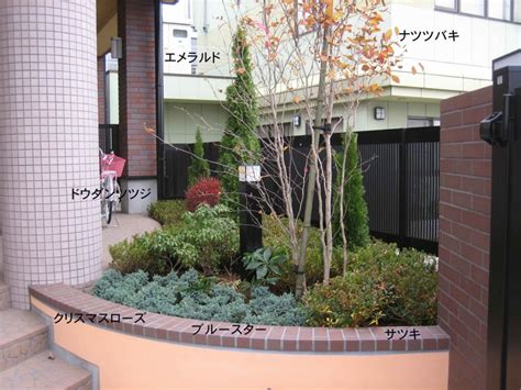 玄関前の植栽│青森県八戸市のガーデン・エクステリア・外構｜ こうげつえん