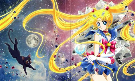Bishoujo Senshi Sailor Moon Series Luna Anime Girl Beautiful Character