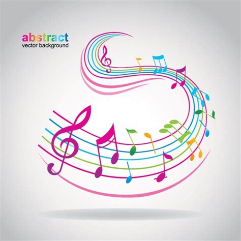 Vector Musical Notes Dancing Free Vector In Encapsulated Postscript Eps