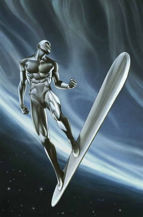 Silver Surfer By Adi Granov Surfer Art Surfer