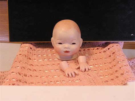 Porcelain Doll Head And Handsrepro Bye Lo Baby 1200 Via Etsy