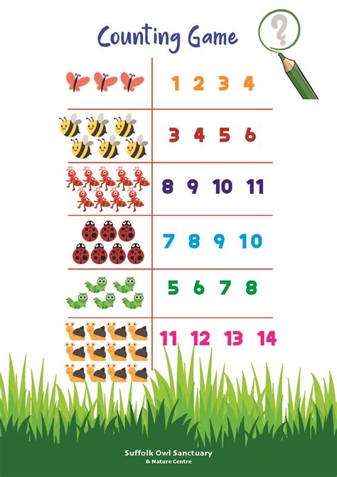 Counting Game Activity Sheet