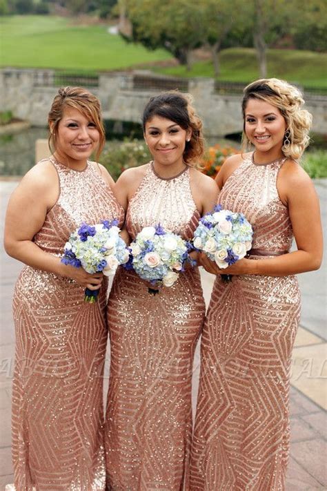 Sequins Bridesmaid Dress Maid Of Honor Dress In 2020 Maid Of Honour