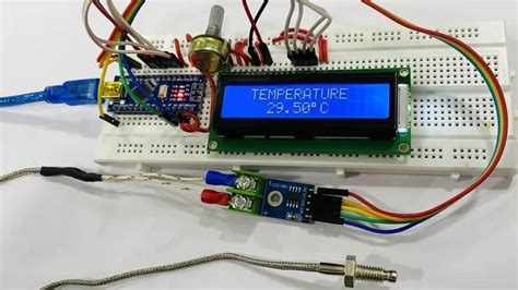 Industrial Thermometer With Max6675 Thermocouple And Arduino