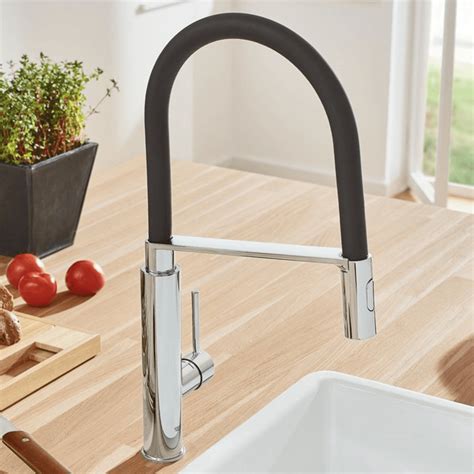 Grohe Concetto Chrome Pullout Single Lever Kitchen Sink Mixer Tap 31491000 Single Lever Taps