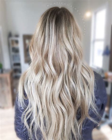You know a balayage is done correctly if you can't see lines where it starts and. Blonde balayage // dimensional blonde // painted hair ...