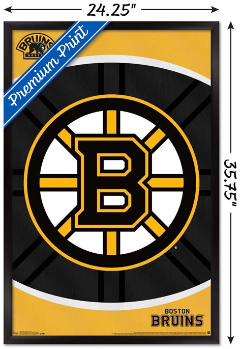 Nhl Boston Bruins Logo Poster Ebay