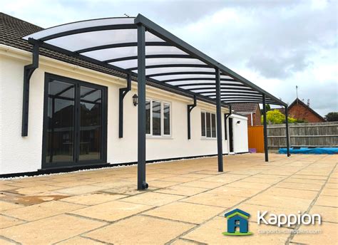 Long Patio Canopy Installed In Lincolnshire Kappion Carports And Canopies