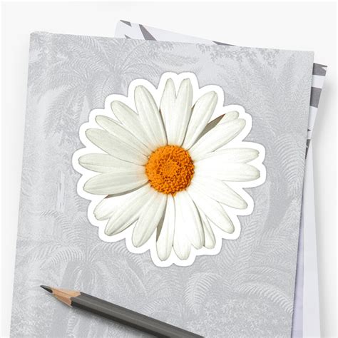 Daisy Sticker By Ericbracewell Redbubble