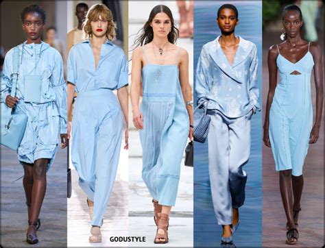 Cerulean Fashion Color Spring Summer 2021 Trend Look Style Details Moda