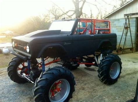 Ford Bronco Mud Truck Lifted Trucks Pinterest Ford Bronco Ford