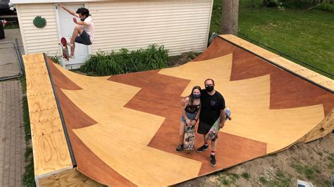 These backyard skateboard ramps are about creating a space for some of the younger kids, we are building eight new skate parks across the city and that's where the older skateboarders go, he said. Backyard skate ramp was a labor of love for Ferndale family