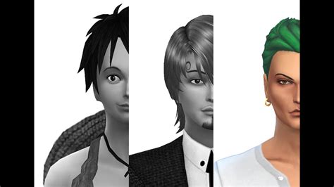 Sims 4 Create A Sim Zoro Roronoa With Cc Link Youtube