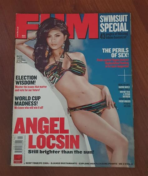 Fhm May Angel Locsin Hobbies Toys Books Magazines Magazines On Carousell