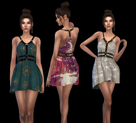 Sentates Abernathy Dress Recolors At Leo Sims Sims 4 Updates