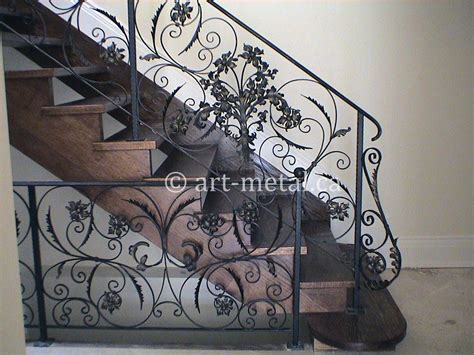 Contemporary Railings For Interior Stairs Stair Railing Metal Modern