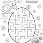 Free Easter Maze Printables