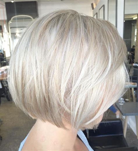 Ash Blonde Bob With Platinum Highlights Haircuts For Fine Hair Bob Haircut For Fine Hair