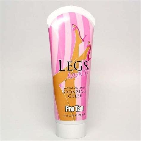 Pro Tan Legs Have It Warm Action Bronzer Gelee Tanning Lotion Reviews 2020