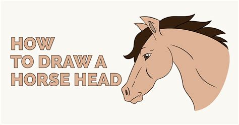 How To Draw A Horses Head Easy Drawing Guides