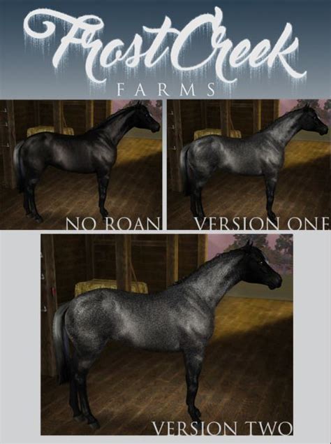 Roan Markings By Frost Creek Farms Sims 3 Mods Sims Cc The Sims 3