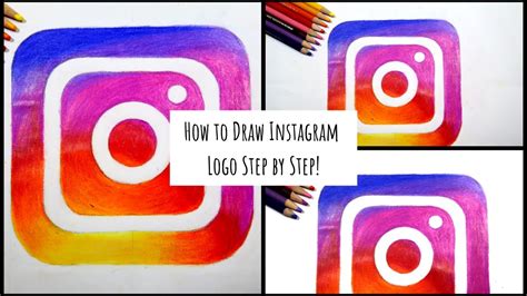 How To Draw Instagram Logo Step By Step Oddmix Swamini Kulkarni