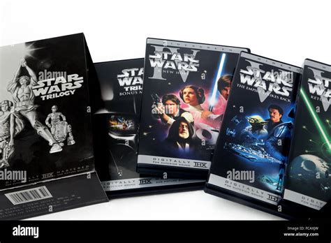 Star Wars Trilogy Dvd Box Set Stock Photo Alamy