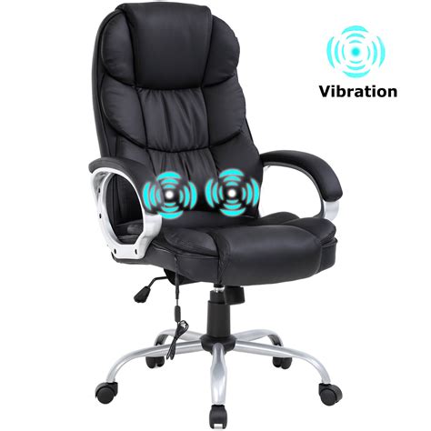 home office chair massage desk chair with lumbar support headrest armrest ebay