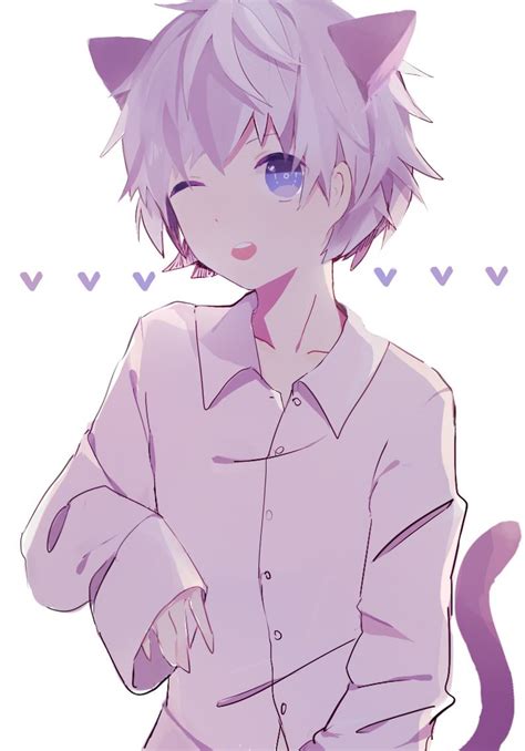 Cute Anime Cat Boy